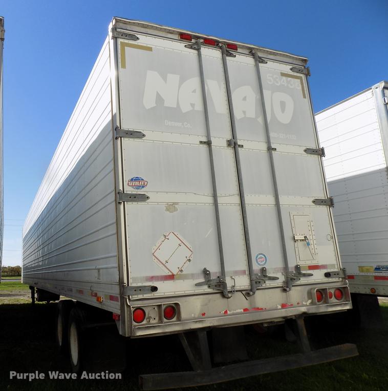 image for item EE9260 1999 Utility refrigerated van trailer