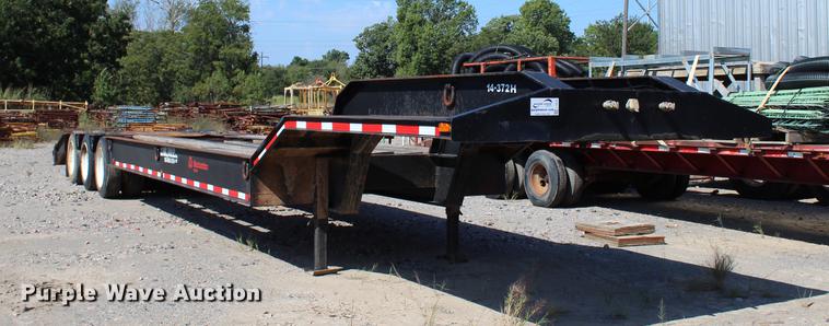 image for item L1914 2001 Atoka 50LB low boy equipment trailer