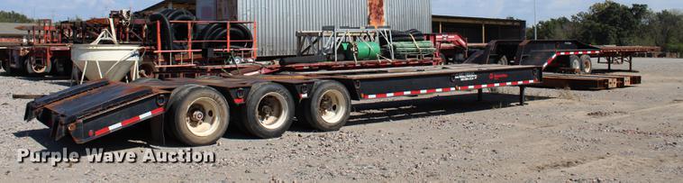 image for item L1914 2001 Atoka 50LB low boy equipment trailer