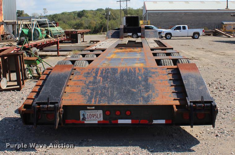 image for item L1914 2001 Atoka 50LB low boy equipment trailer