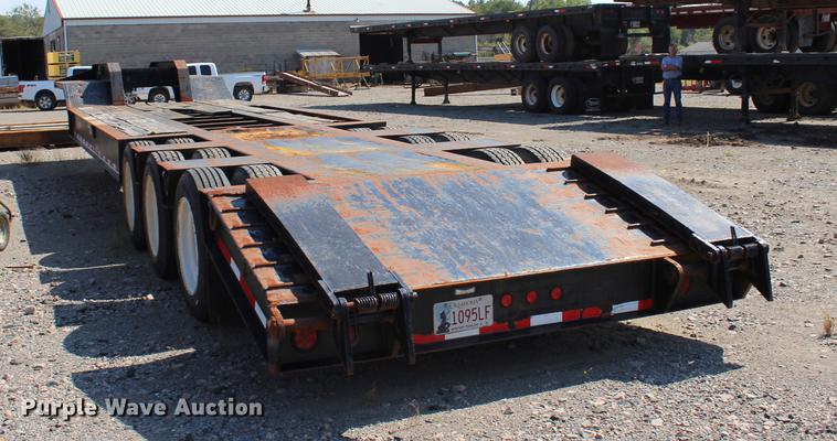 image for item L1914 2001 Atoka 50LB low boy equipment trailer