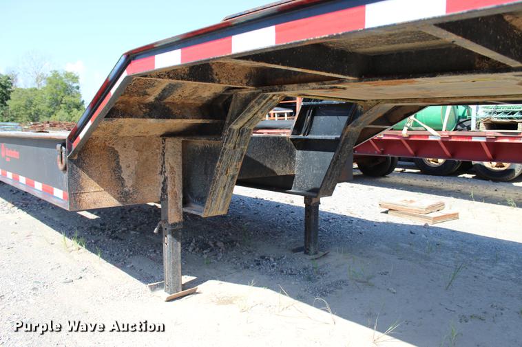 image for item L1914 2001 Atoka 50LB low boy equipment trailer