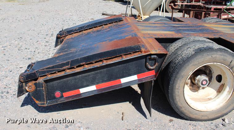 image for item L1914 2001 Atoka 50LB low boy equipment trailer