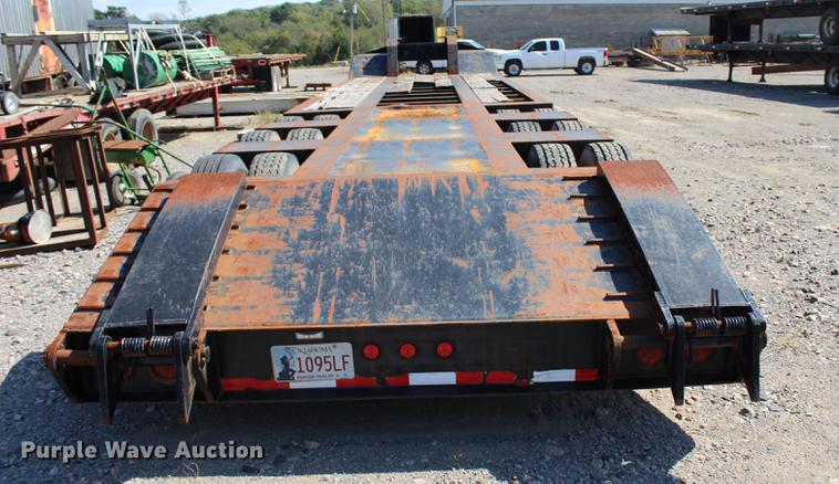 image for item L1914 2001 Atoka 50LB low boy equipment trailer