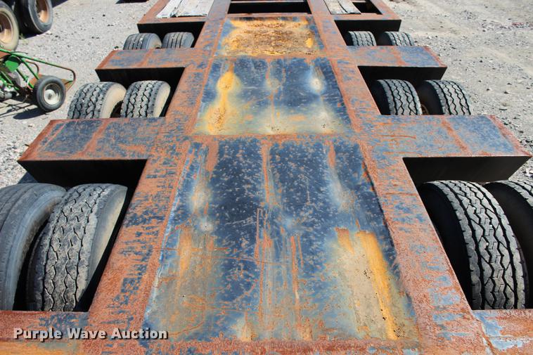 image for item L1914 2001 Atoka 50LB low boy equipment trailer