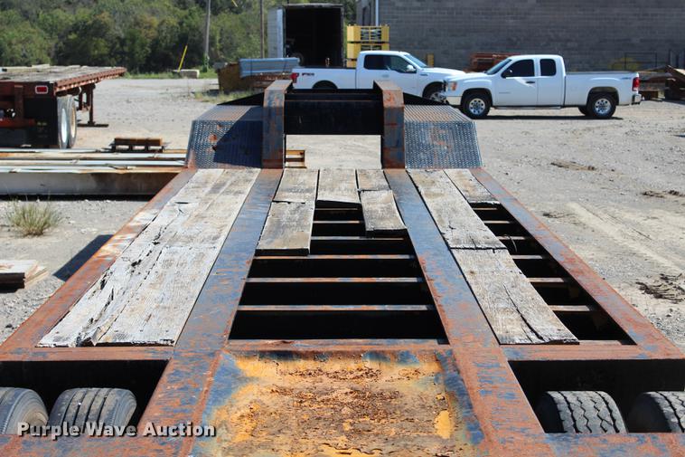 image for item L1914 2001 Atoka 50LB low boy equipment trailer