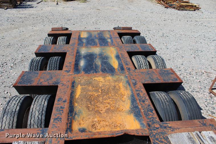 image for item L1914 2001 Atoka 50LB low boy equipment trailer