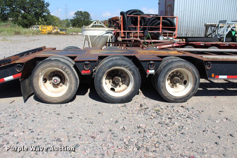 image for item L1914 2001 Atoka 50LB low boy equipment trailer