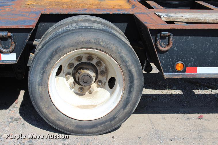 image for item L1914 2001 Atoka 50LB low boy equipment trailer