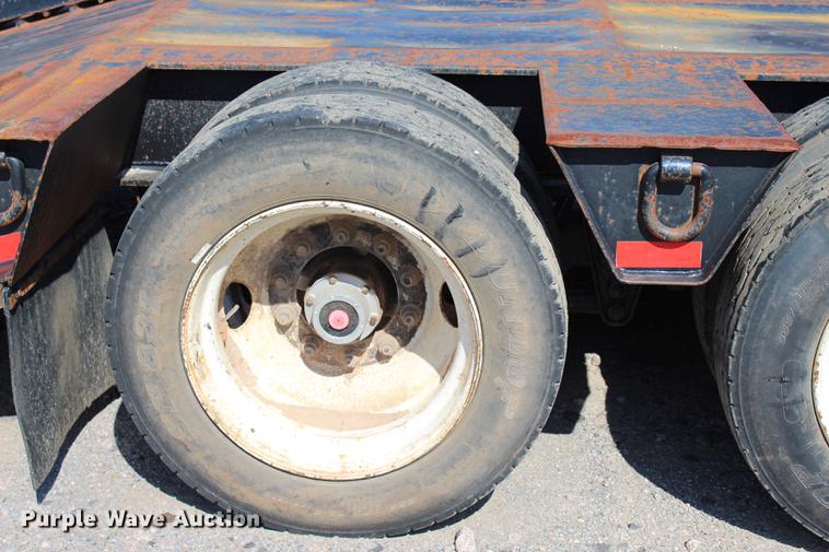 image for item L1914 2001 Atoka 50LB low boy equipment trailer