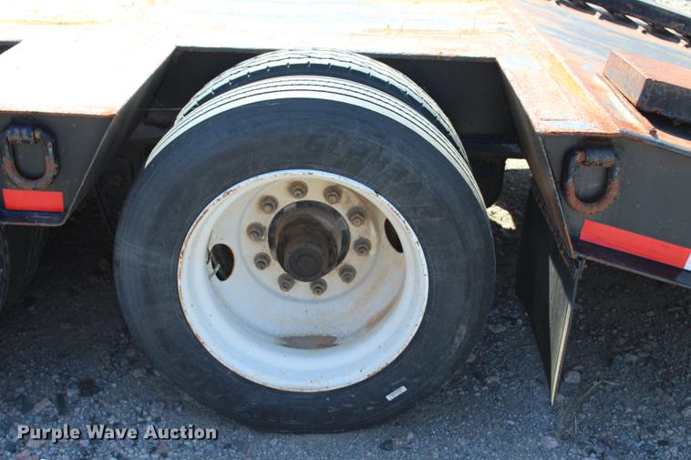 image for item L1914 2001 Atoka 50LB low boy equipment trailer