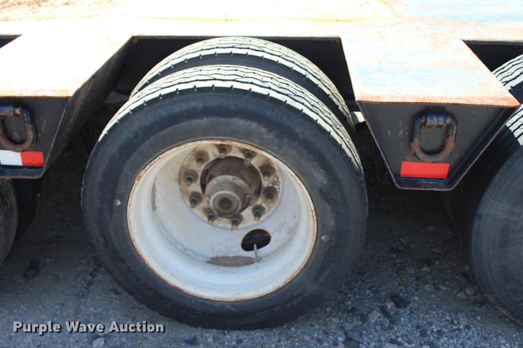 image for item L1914 2001 Atoka 50LB low boy equipment trailer