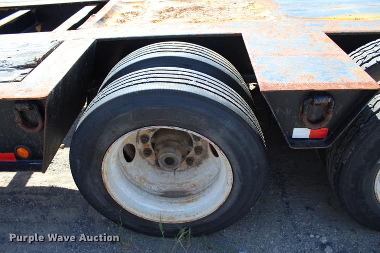 image for item L1914 2001 Atoka 50LB low boy equipment trailer