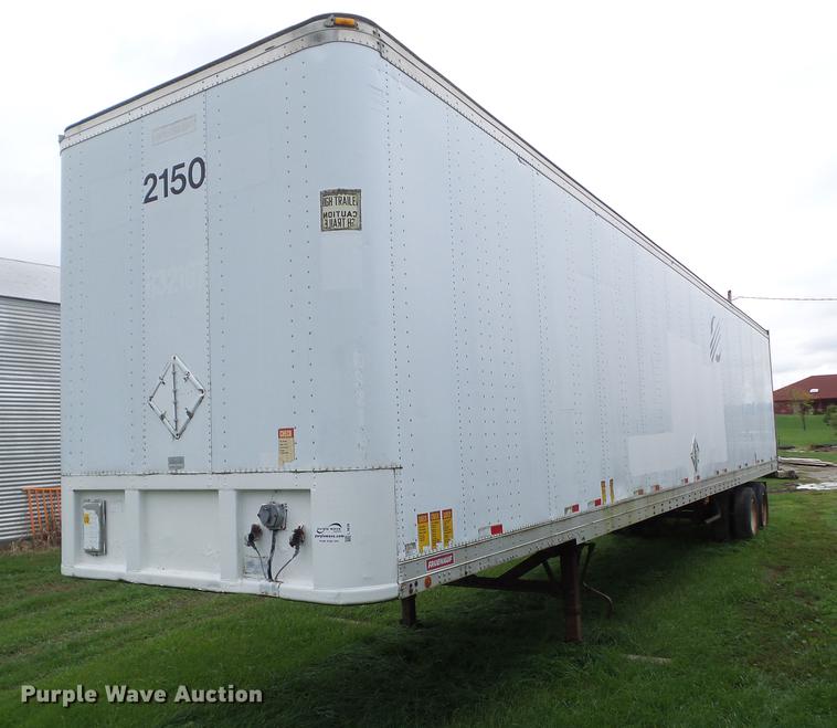 image for item L5638 1993 Fruehauf dry van trailer