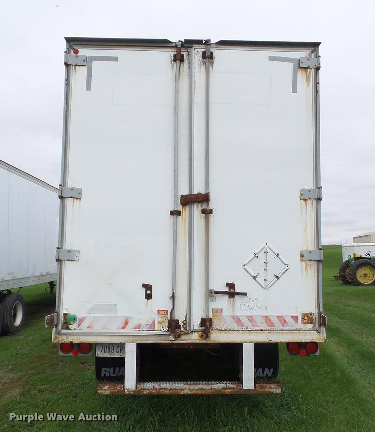 image for item L5638 1993 Fruehauf dry van trailer