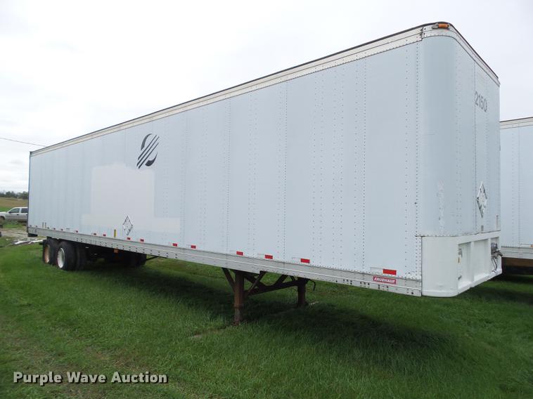 image for item L5638 1993 Fruehauf dry van trailer