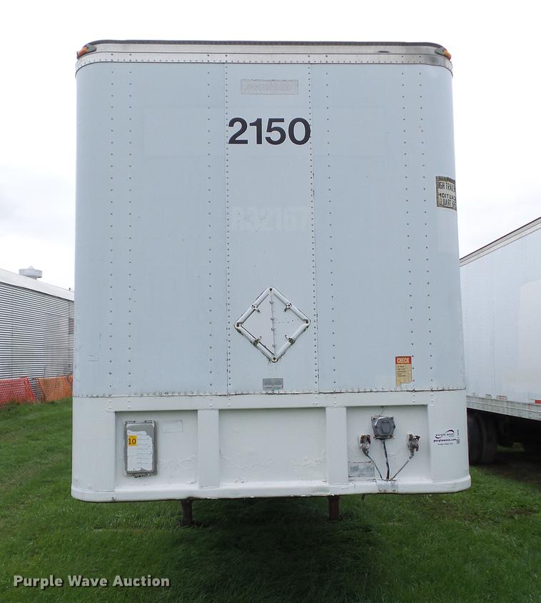 image for item L5638 1993 Fruehauf dry van trailer