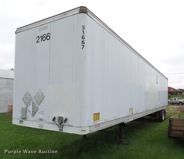 image for item L5639 1995 Fruehauf FBHLP-9 dry van trailer