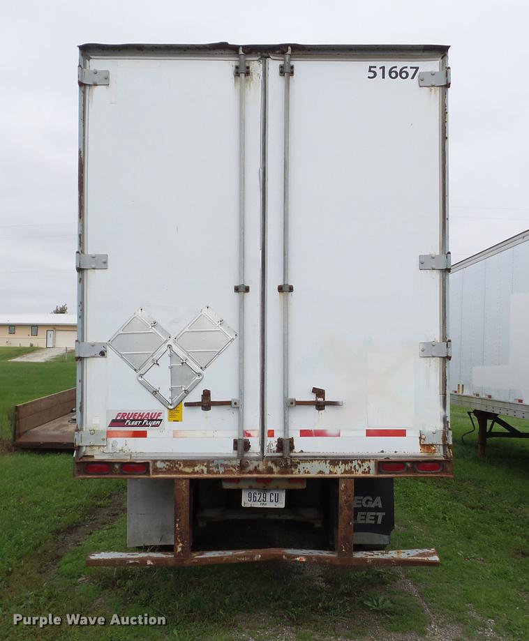image for item L5639 1995 Fruehauf FBHLP-9 dry van trailer