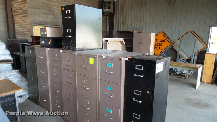 image for item DA1225 (10) metal file cabinets