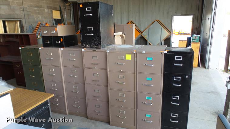 image for item DA1225 (10) metal file cabinets