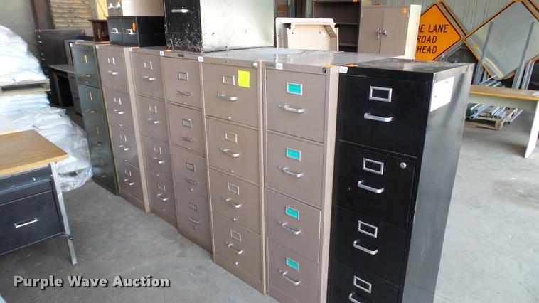 image for item DA1225 (10) metal file cabinets
