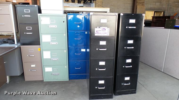 image for item DA1230 (10) metal filing cabinets