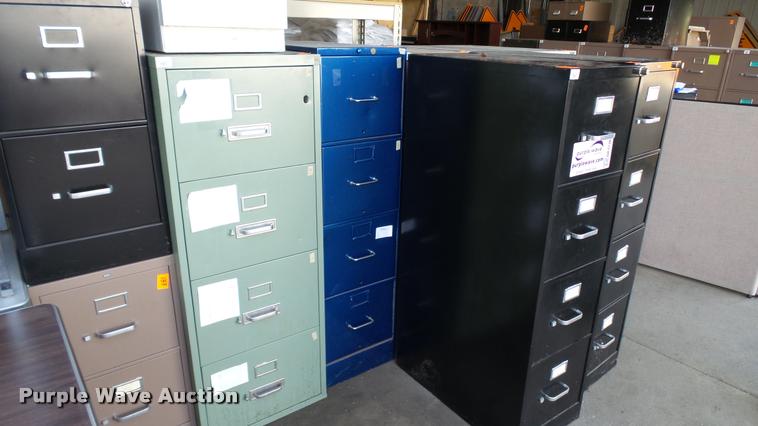 image for item DA1230 (10) metal filing cabinets