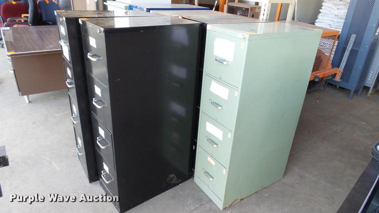 image for item DA1230 (10) metal filing cabinets