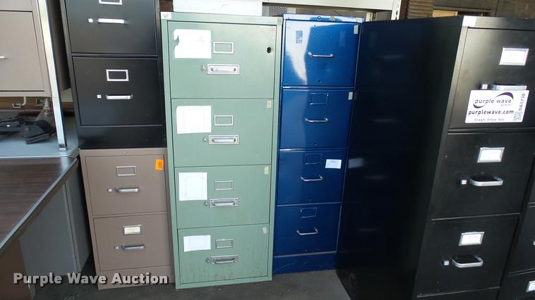 image for item DA1230 (10) metal filing cabinets