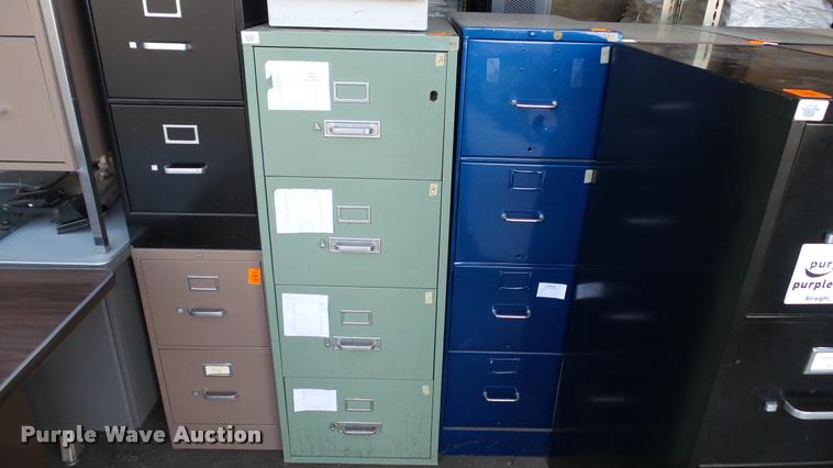 image for item DA1230 (10) metal filing cabinets