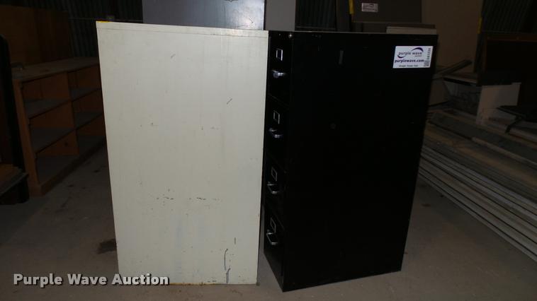 image for item DA1234 (9) metal file cabinets
