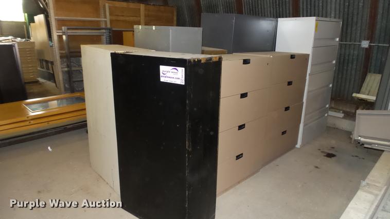image for item DA1234 (9) metal file cabinets