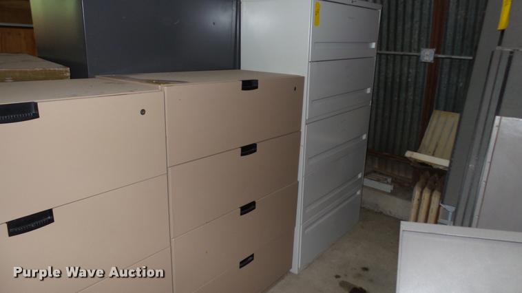 image for item DA1234 (9) metal file cabinets