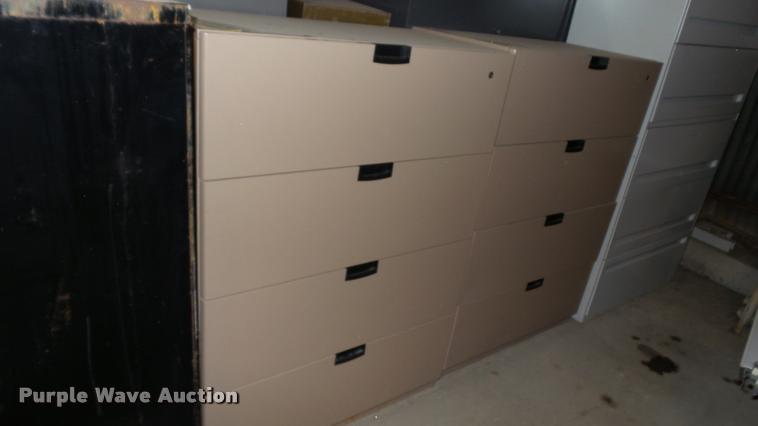 image for item DA1234 (9) metal file cabinets