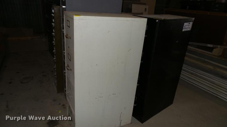 image for item DA1234 (9) metal file cabinets