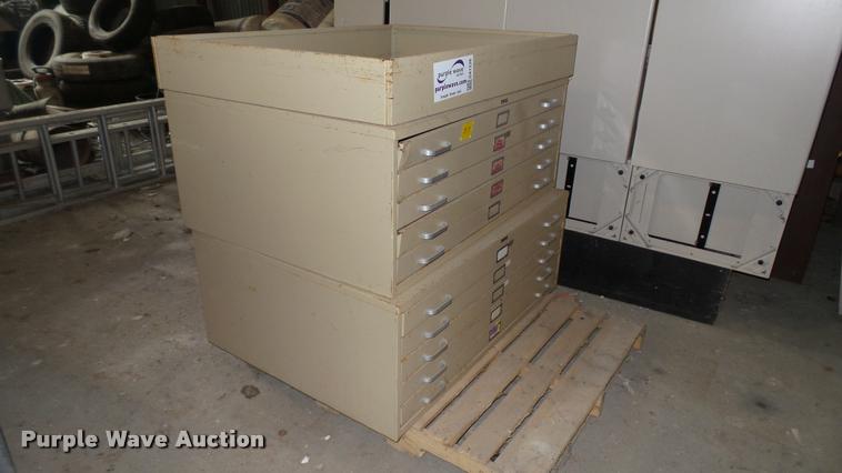 image for item DA1236 (2) Holga Deluxe map storage cabinets