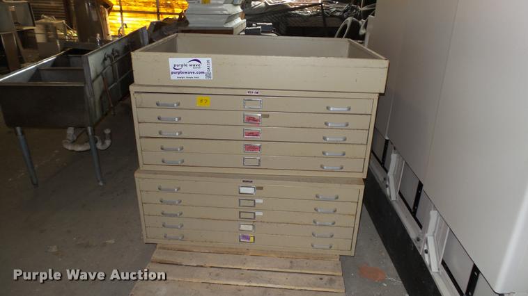 image for item DA1236 (2) Holga Deluxe map storage cabinets