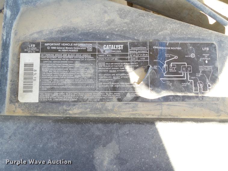 image for item DA7002 1991 Chevrolet 1500 pickup truck