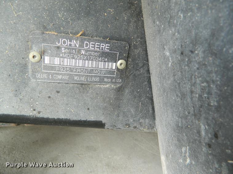 image for item DB1151 John Deere F925 lawn mower