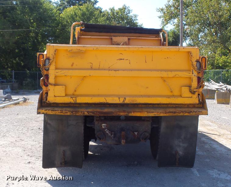 image for item DB6415 2002 International 4900 Crew Cab dump truck