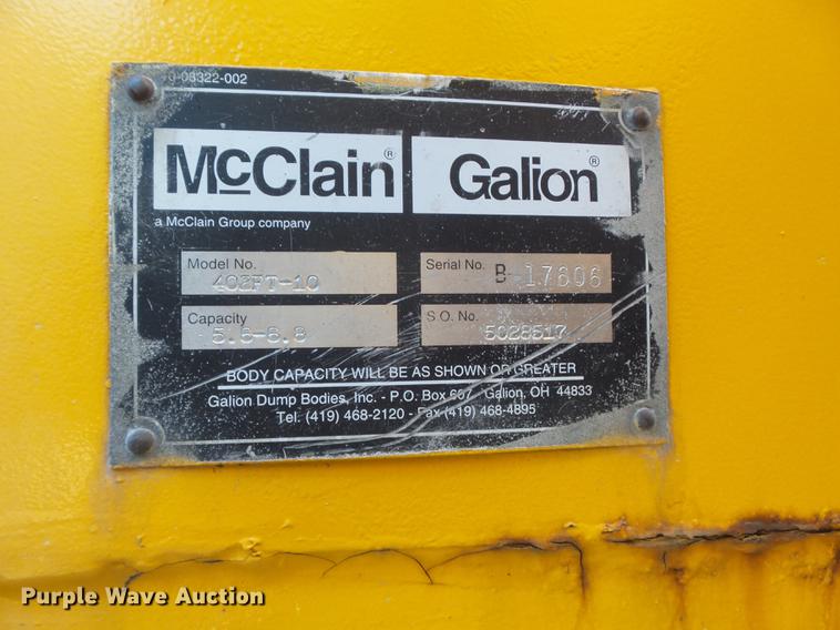 image for item DB6415 2002 International 4900 Crew Cab dump truck