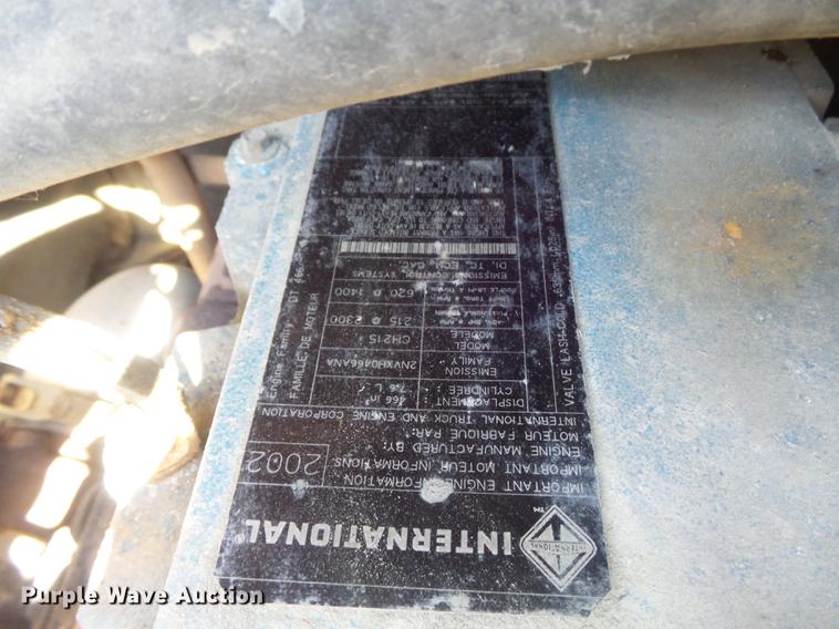 image for item DB6415 2002 International 4900 Crew Cab dump truck