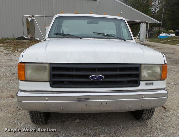 image for item DB7383 1988 Ford F350 utility bed pickup truck