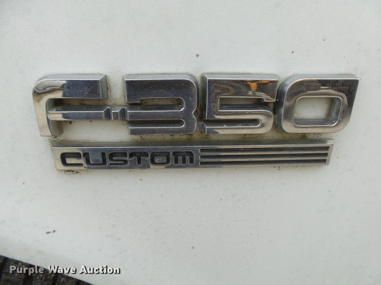 image for item DB7383 1988 Ford F350 utility bed pickup truck