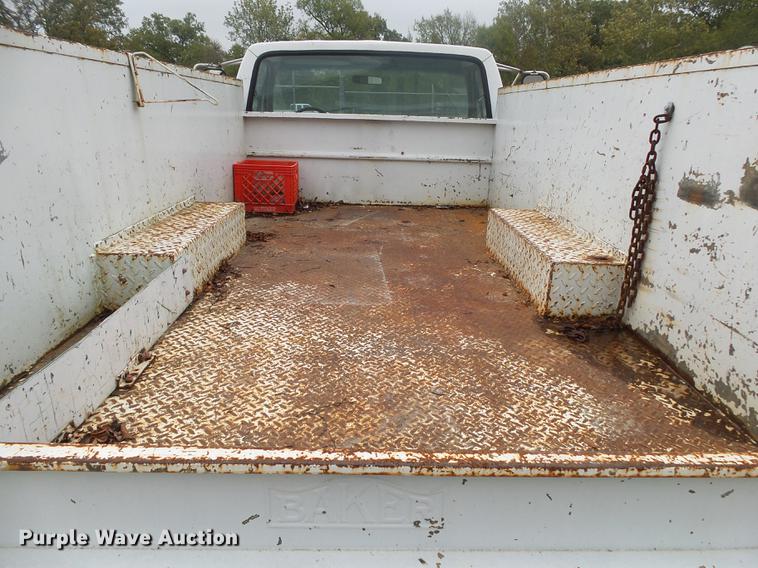 image for item DB7383 1988 Ford F350 utility bed pickup truck