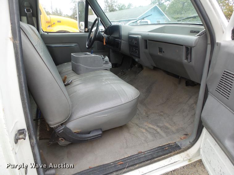 image for item DB7383 1988 Ford F350 utility bed pickup truck