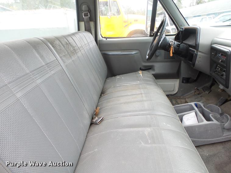 image for item DB7383 1988 Ford F350 utility bed pickup truck