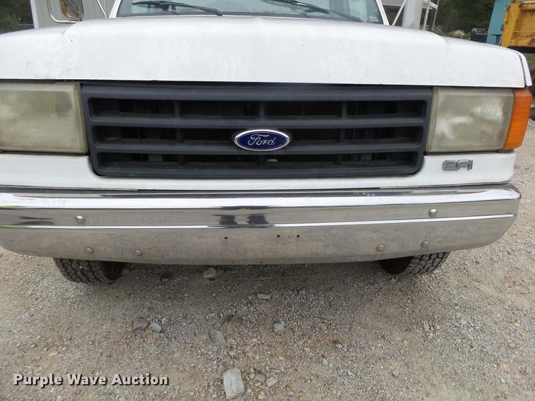 image for item DB7383 1988 Ford F350 utility bed pickup truck