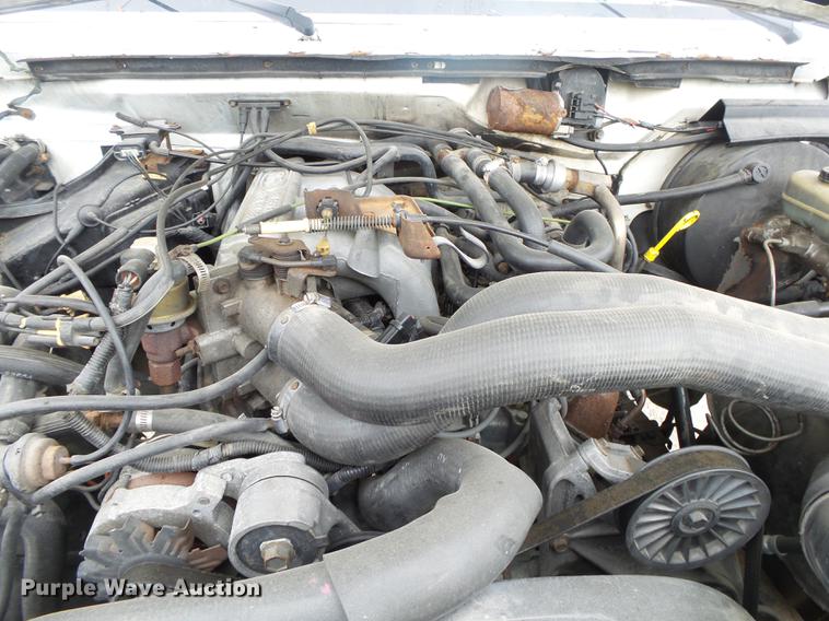 image for item DB7383 1988 Ford F350 utility bed pickup truck